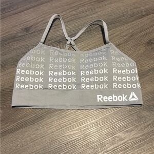 Reebok Gray Sports Bra for Girls